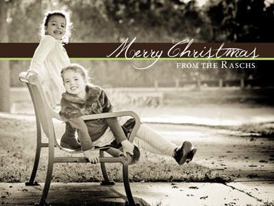 Christmas Card 2010 - front 2010 christmas card photography postcard print