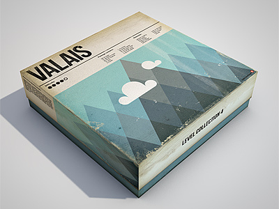 Valais Level Box 3d cinema4d design font game level minimalist pack rendering selection swiss texture type