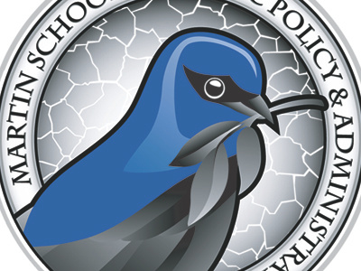 Martin Logo bird crest illustration logo seal