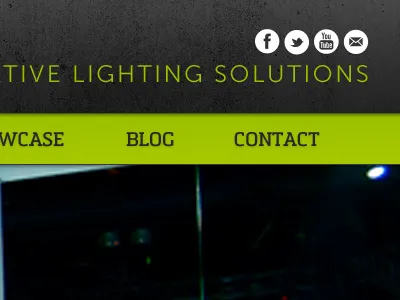 Lighting Design dark icons web design