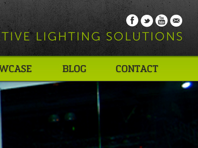 Lighting Design dark icons web design