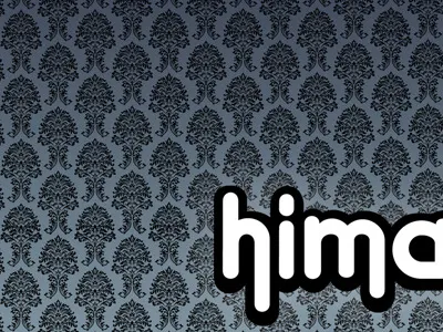 himaen banner background banner flower himaen logo pattern vector
