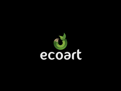 Eco Art art brand branding design eco ecological graphic identity logo logotype media modern pen pencil tornado tutorials website