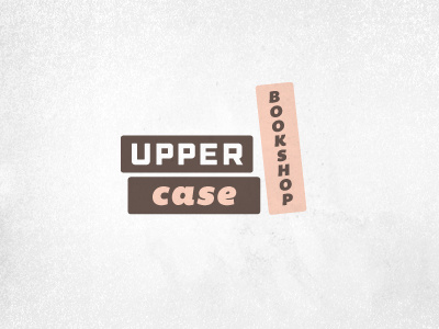 Uppercase Bookshop Logo - 1 book bookshop library logo shop store uppercase