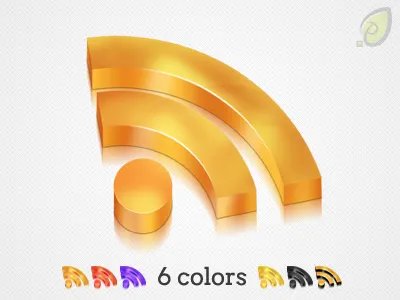 free 3d Rss Icons 3d decean download freebie icon icons illustration nelutu photoshop pixtea rss style
