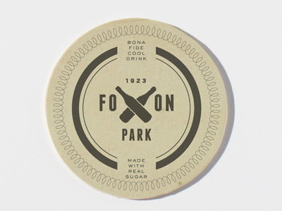 Foxon Park Coaster 4 branding coaster packaging