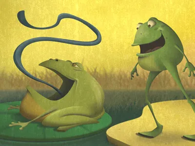 Ferdinand And Ralph childrens book ferdinand frog illustration