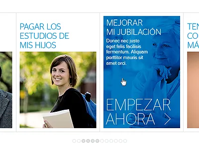 Photo on rollover blue interaction photo rollover