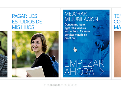 Photo on rollover blue interaction photo rollover