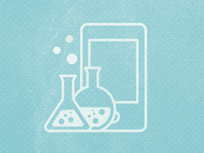 iPhone / Beaker beakers blue feature icon iphone texture