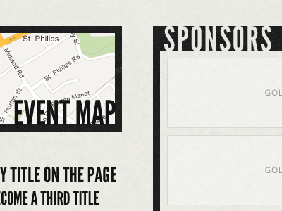 #WebDevConf 2012 Map And Sponsors Close-Up conference conference design google maps map sponsors web conference web design webdevconf