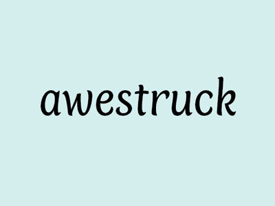 awestruck display type design typeface