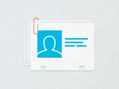 Select Member Profile paperclip profile vcard