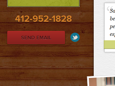 Espresso Bar Contact phone texture web wood