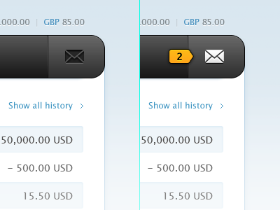 You got a message internet banking notification simple