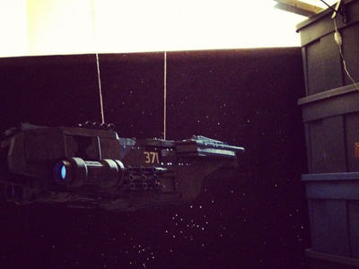 ship in the livingroom miniature photography miniatures sci fi scifi spaceship