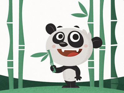 panda! bear eva galesloot illustration panda skwirrol