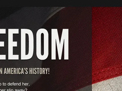 Vote 2012 one page web website