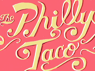Philly swap hand drawn typography