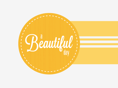 Beautiful Day easter logo texture type