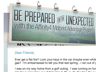 Email Header billboard email header