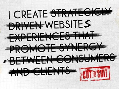 Let's Be Honest cut the shit keep it real quotes read between the lines typography