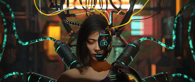 Biopunk 3d blender cyberpunk digital art figma graphic design photoshop