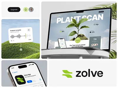 Zolve - Plants Health Management Case Study case study design development interface management product ui user experience user interface ux web