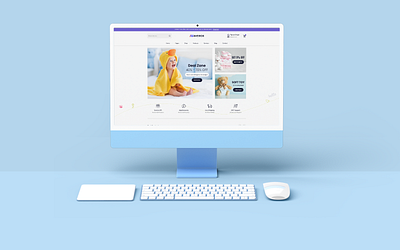 E-Commerce Website (Kids Products) design ecommerce graphic design ui ux website