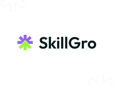 SkillGro logo design! adobe illustrator branding creative design creative identity design education logo graphic design growth logo illustration logo logo design skill logo design typography ui