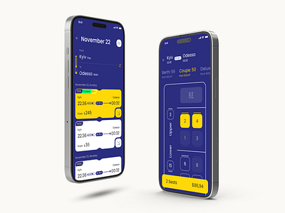 Train Tickets Booking App Design booking design figma mobile tickets train ui ux