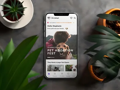 Pet Adopt Mobile App Design animalrescue appdesign creativedesign designinspiration digitaldesign mobileappdesign petadoption petcare petlovers uidesign userexperience userinterface uxdesign uxui