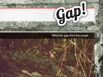 Ming the gap! header slider