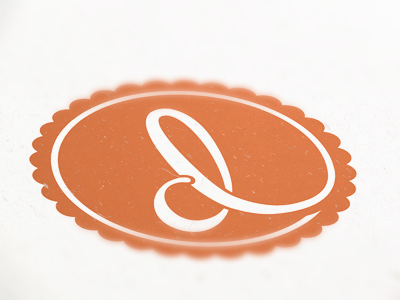 New logo... again circle d frills logo monogram orange