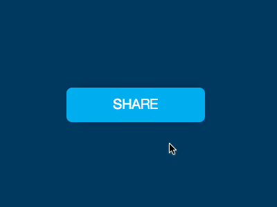 3D CSS Share Button 3d animation css transforms webkit