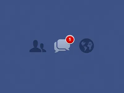 Facebook badge facebook ui