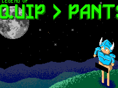 Re-Equip > Title Screen 8 bit 8bit art equip game moon night pants pixel rpg screen title video videogame