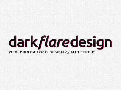 Dark Flare Logo Re-Design logo personal rebrand rebrand