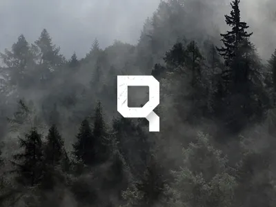 Monogram logo monogram personal trees wood