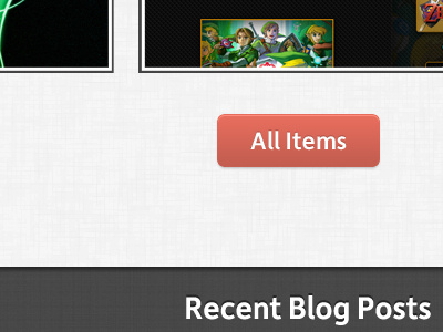 New Website Sneak Peek II blog button design photoshop portfolio texture web