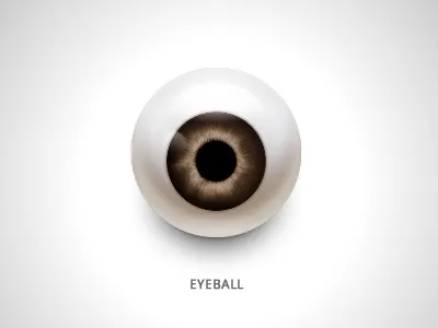 Eyeball ball eyeball icon