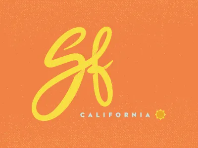 Two weeks out... california city hand writing lettering san francisco typography