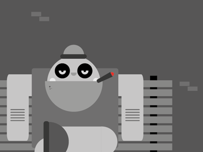Feeling Grey comic illustration vector