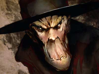 Caleb Grimm character design comic creepy fantasy horror illustration painting scary