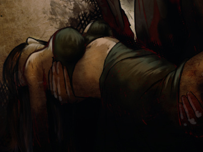 Caleb's Girl character design comic creepy fantasy horror illustration painting scary