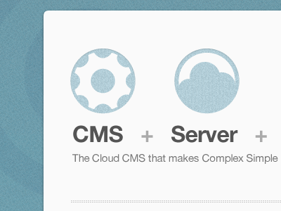 Upcoming… cloud cms redesign web app