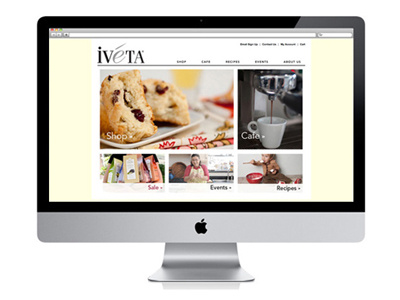 Iveta Website branding web design website