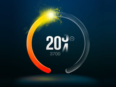 Goal band fuelband gauge goal meter sparks