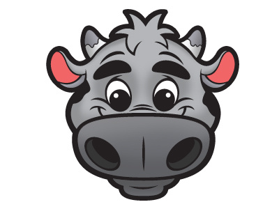 AndyToonz Cow art cartoon character cow cute design illustration illustrator
