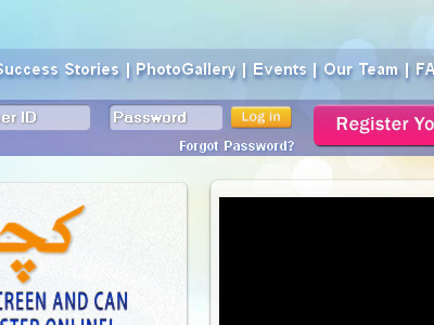Geo Talent button geo login pakistan talent website